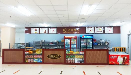 FULL-SERVICE FAST-FOOD AND BEVERAGE COUNTER SUPPLY IN FACTORIES